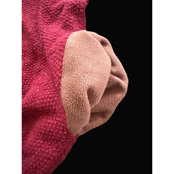 Orvis Men's Large Red Wool Blend Half Zip Sweater - Picture 7 of 9